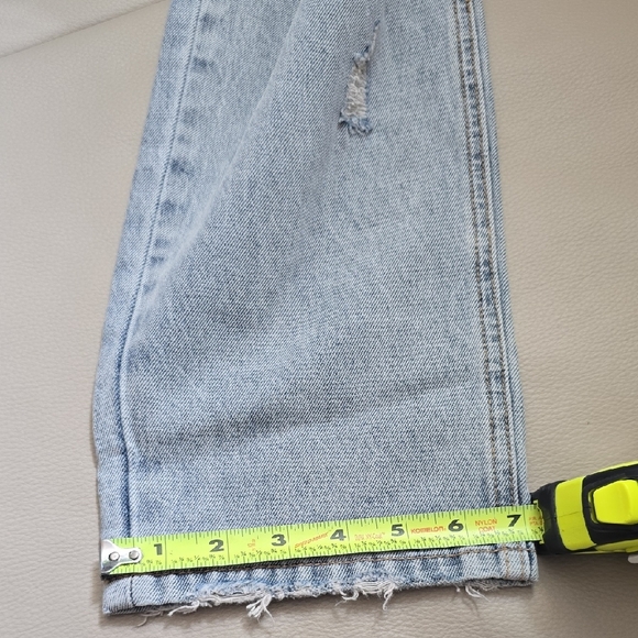 TNR Jeans Ripped and torn blue Denim Overalls, Size L, NWT - Picture 13 of 16